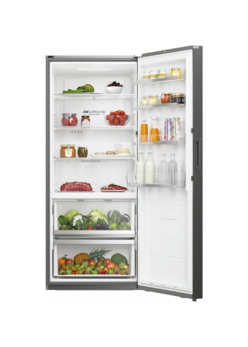 Haier H2R465SF 5 Frigorifero a libera installazione cm. 70 h. 173 - lt. 463 - argento