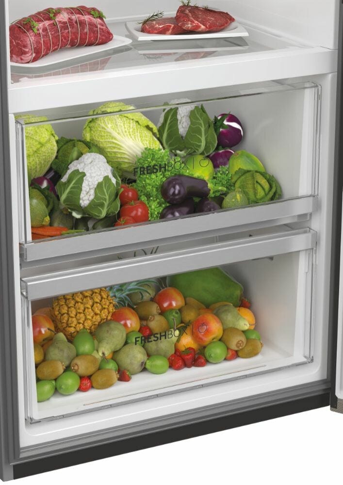 Haier H2R465SF 5 Frigorifero a libera installazione cm. 70 h. 173 - lt. 463 - argento