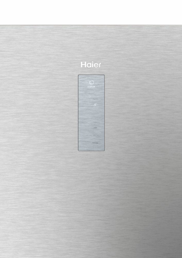 Haier H2R465SF 5 Frigorifero a libera installazione cm. 70 h. 173 - lt. 463 - argento
