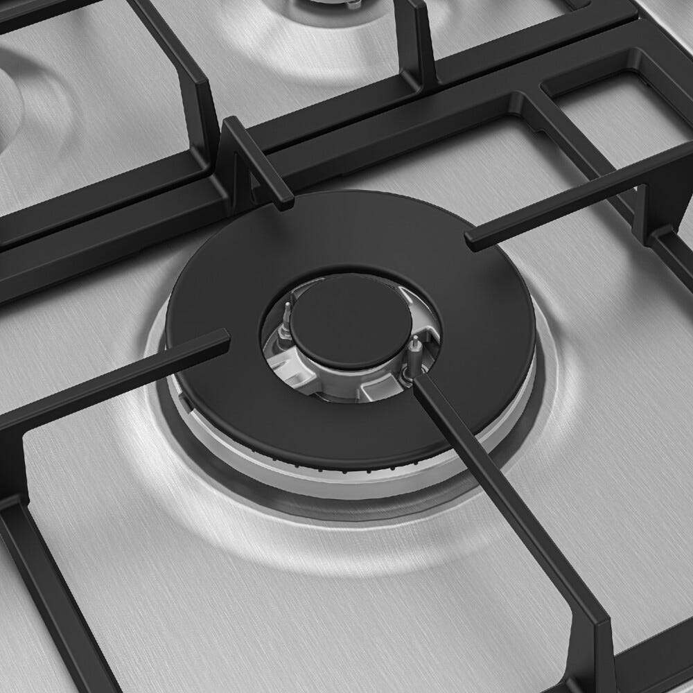 Beko HIAL75226SXE PractiClean e FlameAdjust Piano cottura a gas cm. 75 - inox