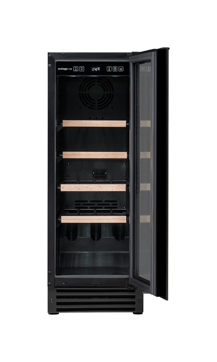Avintage AVU23TB1 Cantina vino incasso cm. 30 - 22 bottiglie - nero