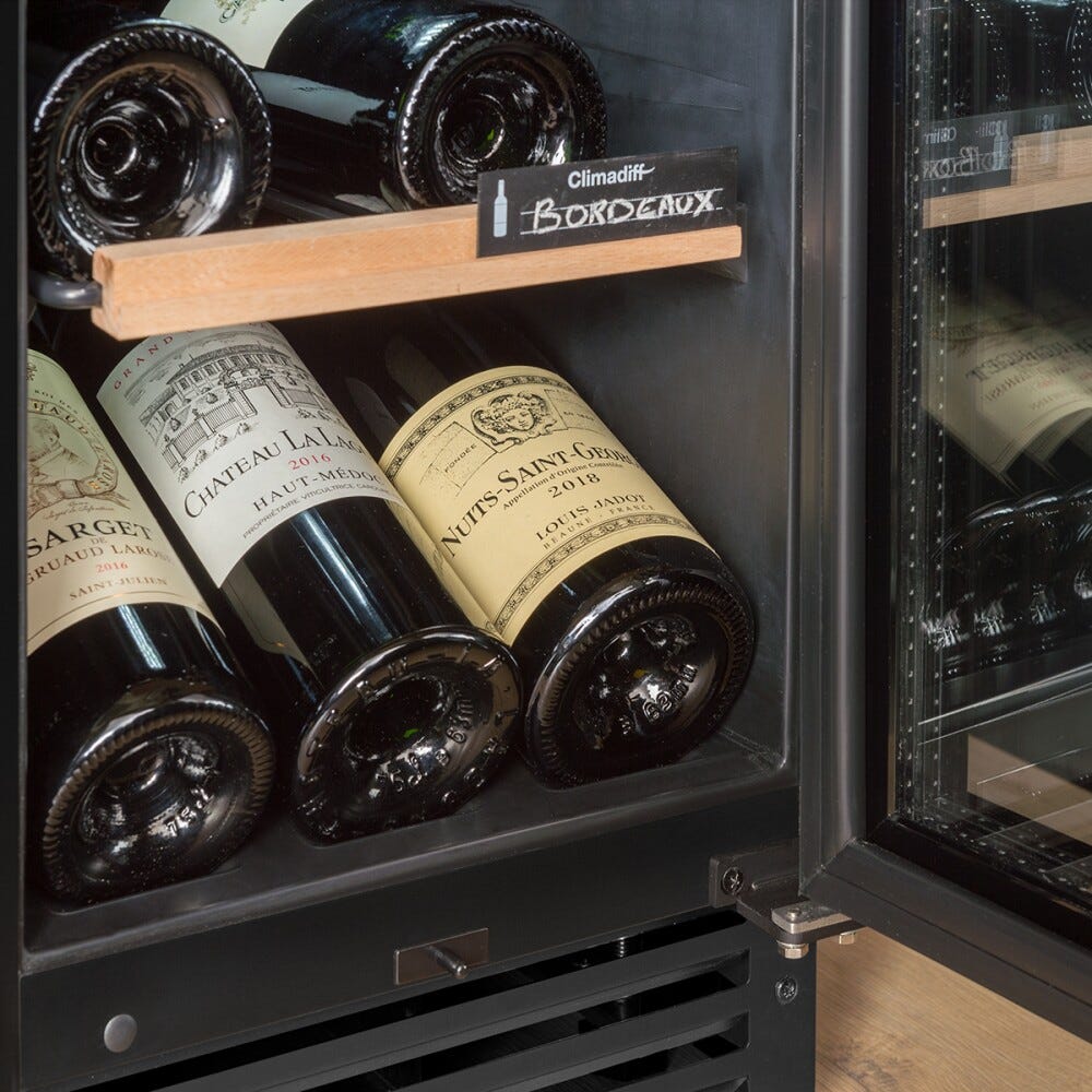Avintage AVU23TB1 Cantina vino incasso cm. 30 - 22 bottiglie - nero