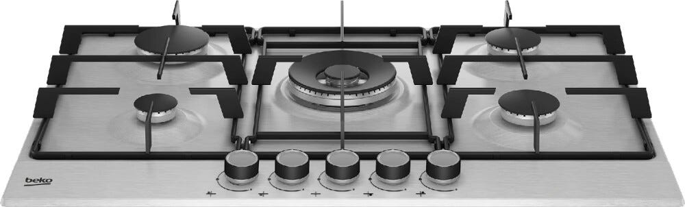 Beko HIAW75224SXE PractiClean Piano cottura a gas cm. 75 - inox
