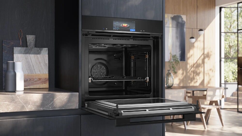 Siemens HM778GMB1 iQ700 Forno combinato microonde ad incasso cm. 60 - nero