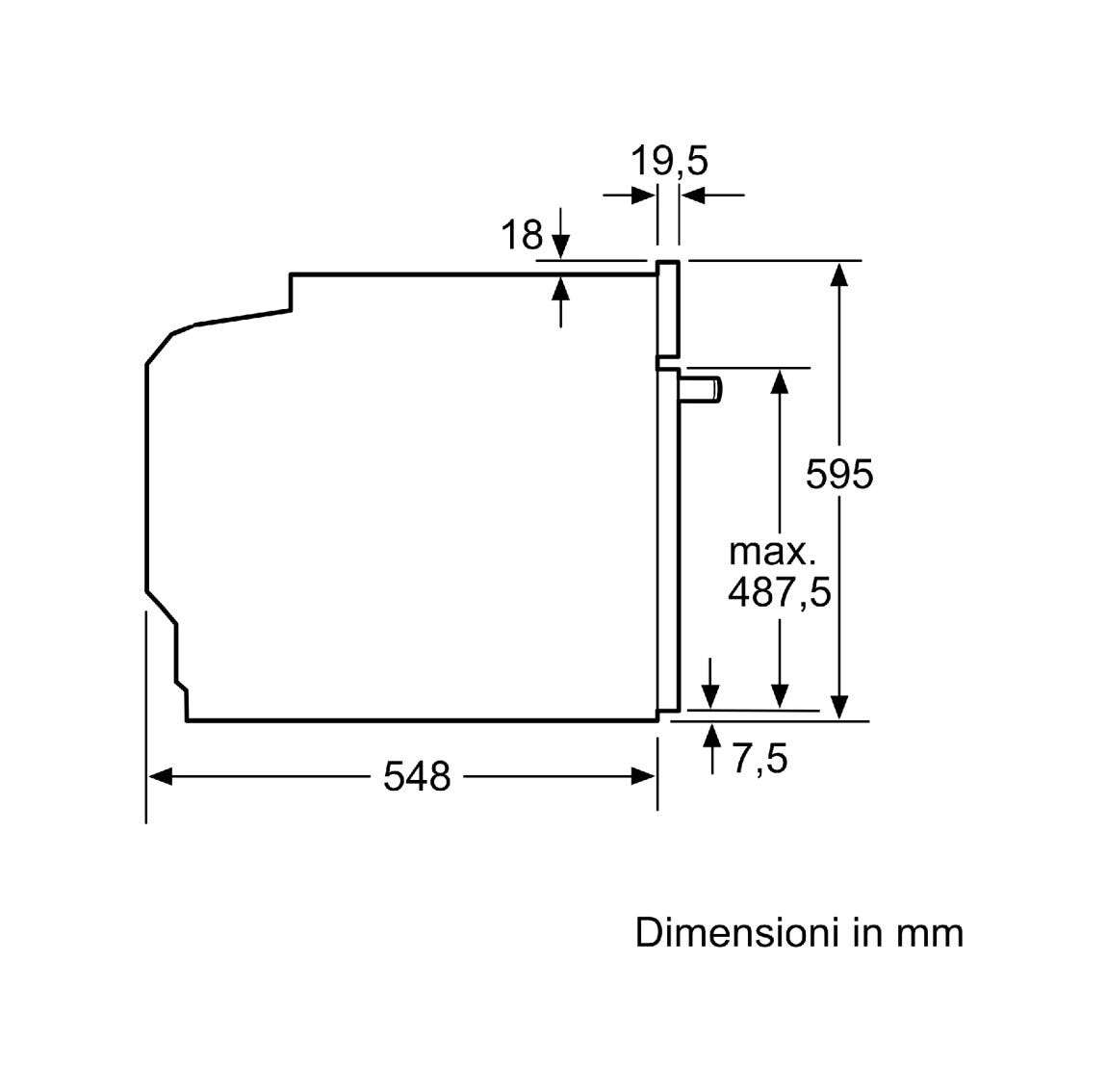 Siemens HM778GMB1 iQ700 Forno combinato microonde ad incasso cm. 60 - nero