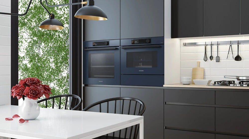 Samsung NV7B6665IAA Forno a vapore catalitico cm. 60 - beige