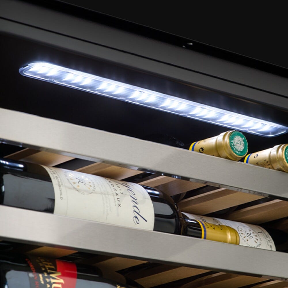 Avintage AVI24S2X Cantina vino incasso cm. 59 - 24 bottiglie - inox