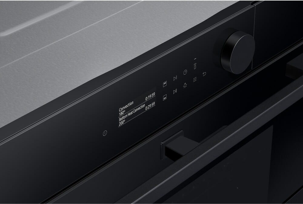 Samsung NV7B5770WBK Serie 5 Forno a vapore Dual Cook Flex, 40 funzioni, pirolitico, Air Fry, classe A+, 76 litri