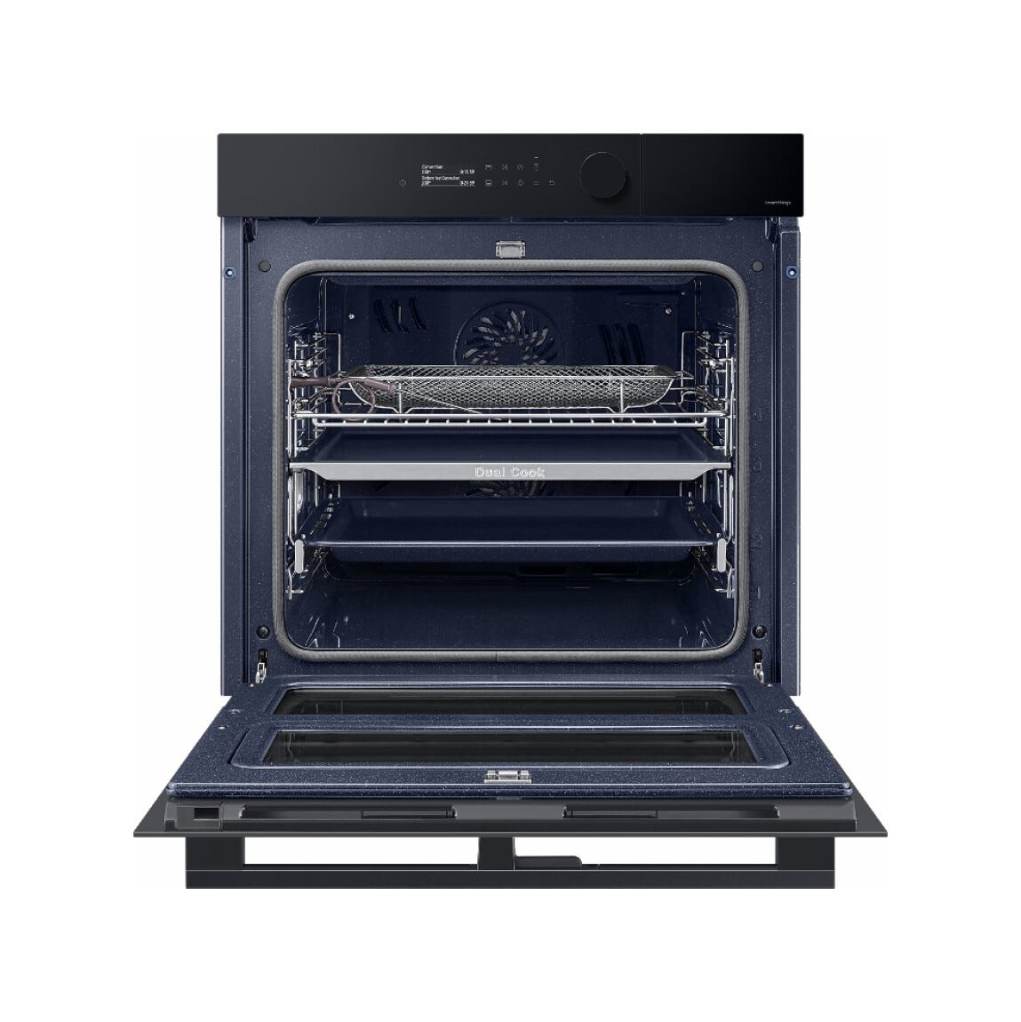 Samsung NV7B5770WBK Serie 5 Forno a vapore Dual Cook Flex, 40 funzioni, pirolitico, Air Fry, classe A+, 76 litri