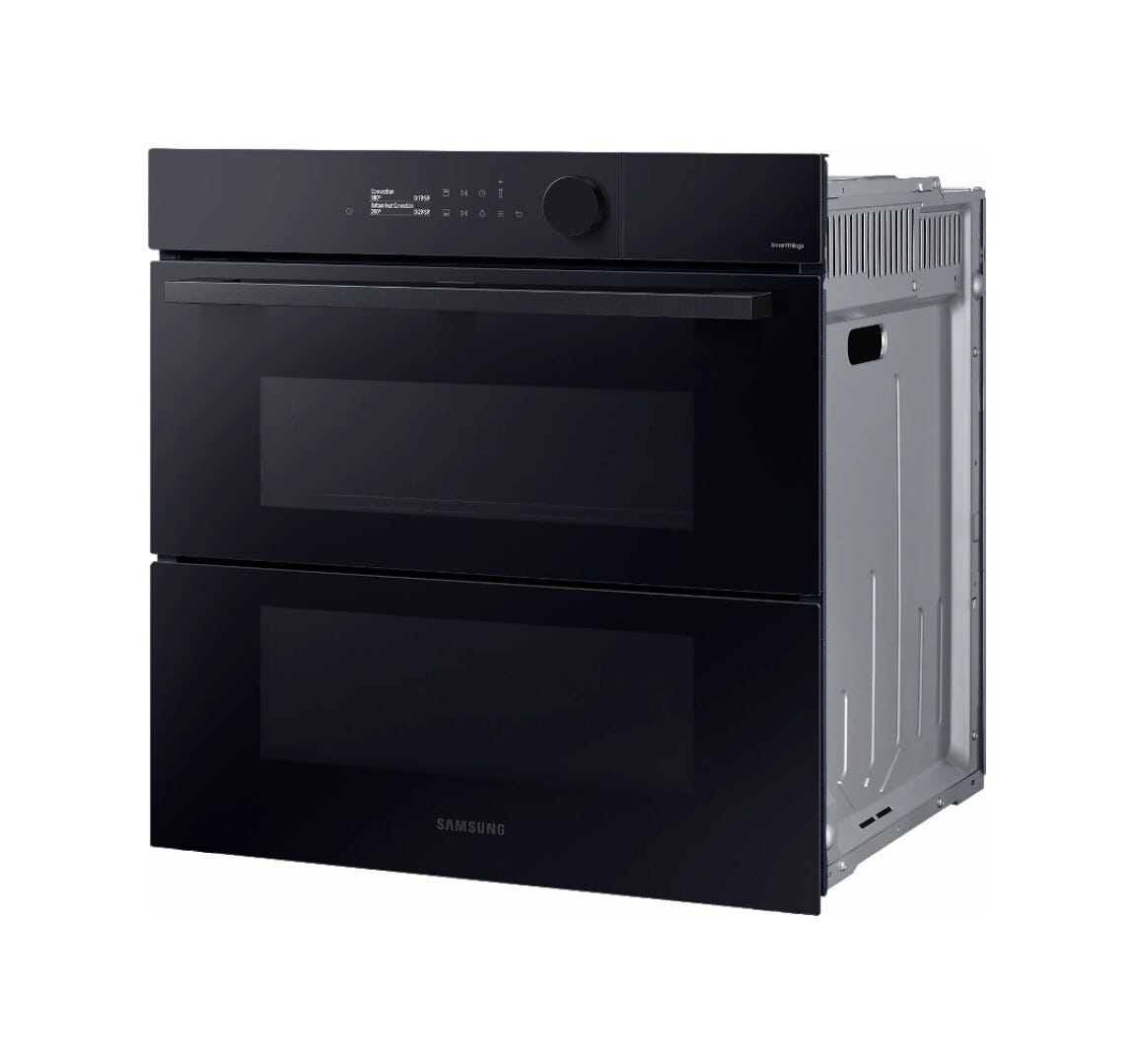 Samsung NV7B5770WBK Serie 5 Forno a vapore Dual Cook Flex, 40 funzioni, pirolitico, Air Fry, classe A+, 76 litri
