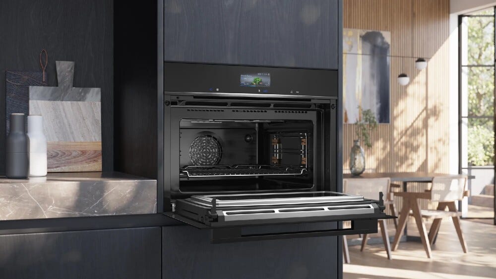 Siemens CM776G1B1 iQ700 Forno combinato a microonde cm. 60 h 45 - nero