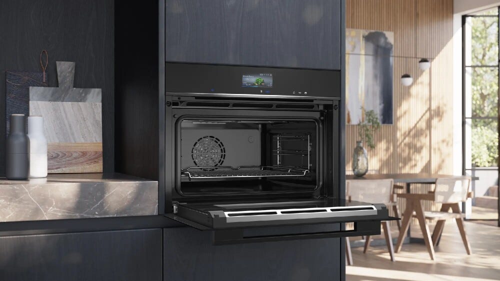 Siemens CS736G1B1 iQ700 Forno compatto a vapore cm. 60 h 45 - nero