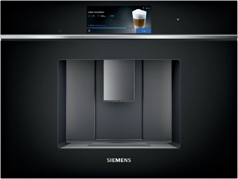 Siemens CT718L1B0 iQ700 Macchina per caffè automatica da incasso - nero