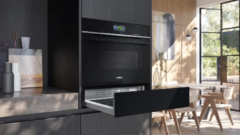 Siemens BI710C1B1 iQ700 Cassetto scaldavivande cm. 59 h 14 - nero