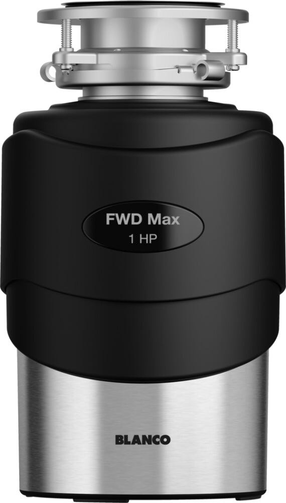 Blanco FWD Max Dissipatore per rifiuti alimentari, 1 hp, acciaio inox