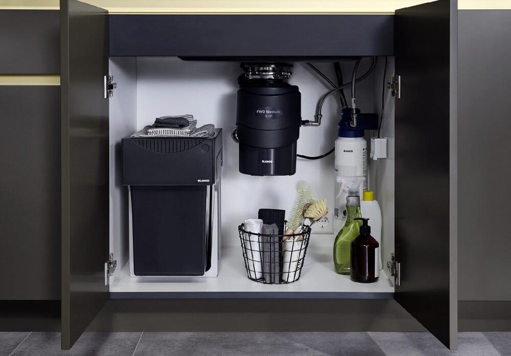 Blanco FWD Medium Dissipatore per rifiuti alimentari, 3/4 hp, acciaio inox
