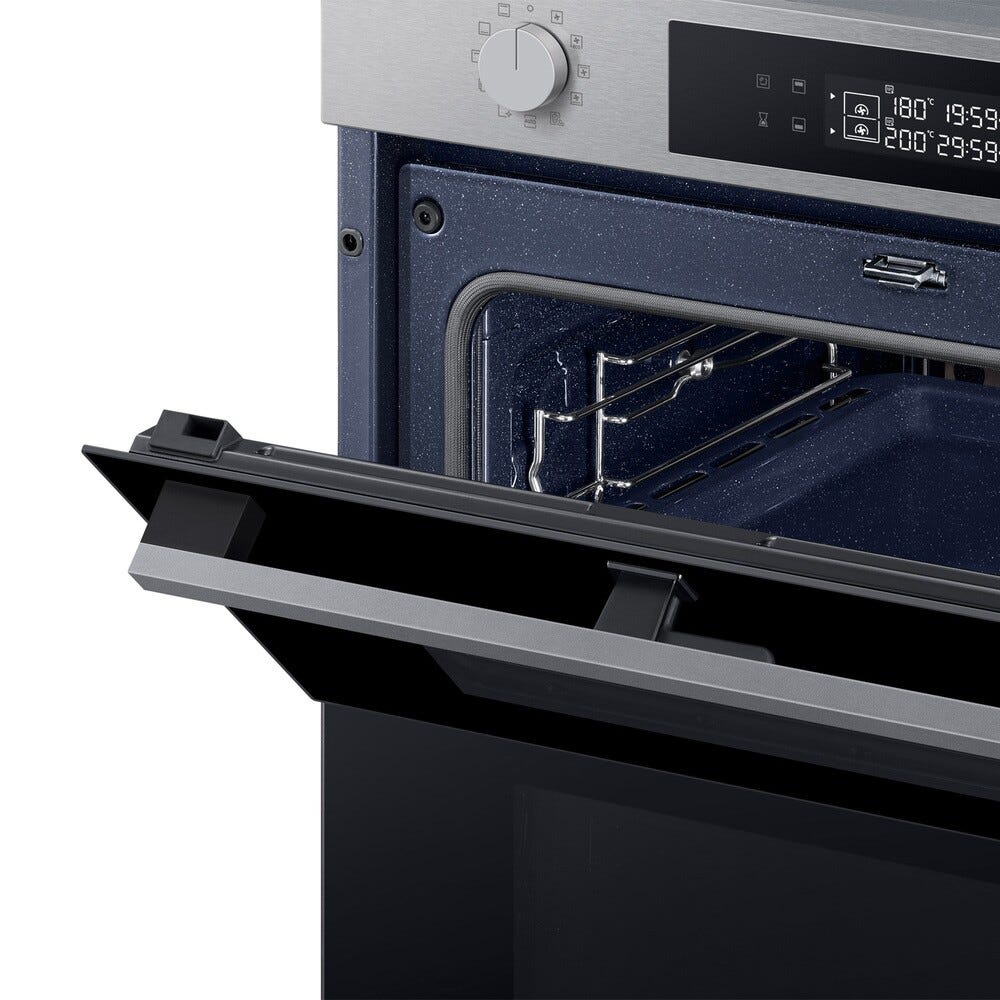 Samsung NV7B45403BS/U5 Serie 4 Forno da incasso 76 litri, Dual Cook Flex, Vapore Naturale, Air Sous Vide, classe energetica A+