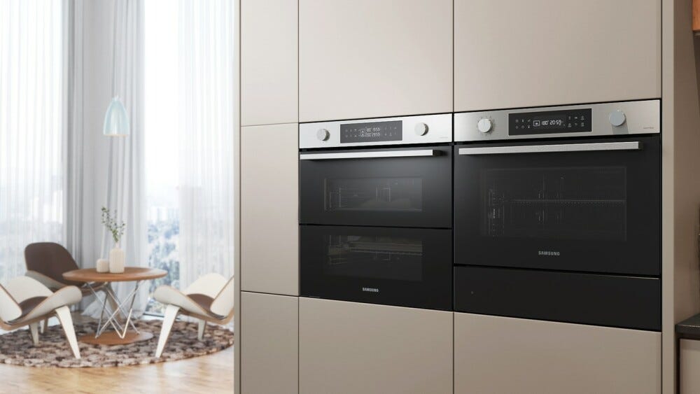 Samsung NV7B4540VBB/U5 Serie 4 Doppio forno elettrico cm. 60 - inox nero