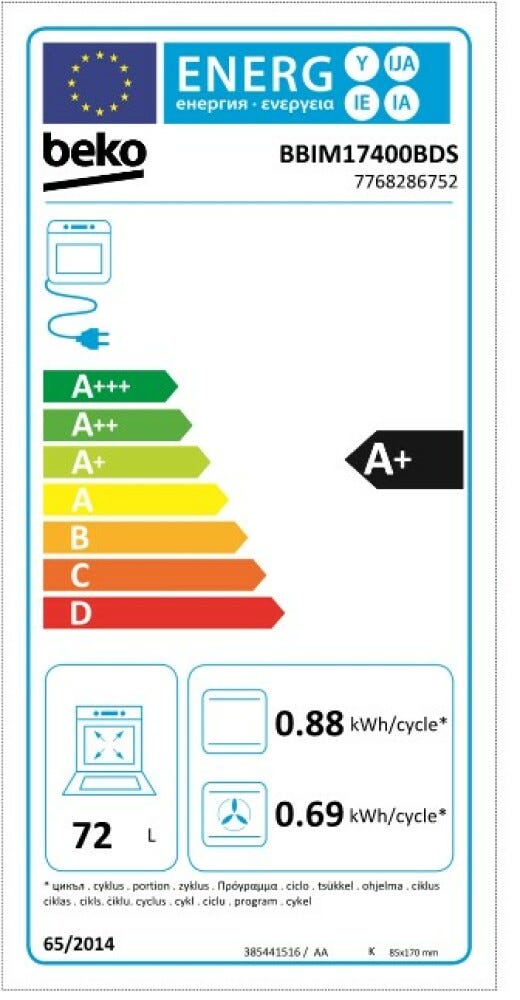 Beko BBIM17400BDS Beyond bPRO500 Forno elettrico multifunzione cm. 60 - nero