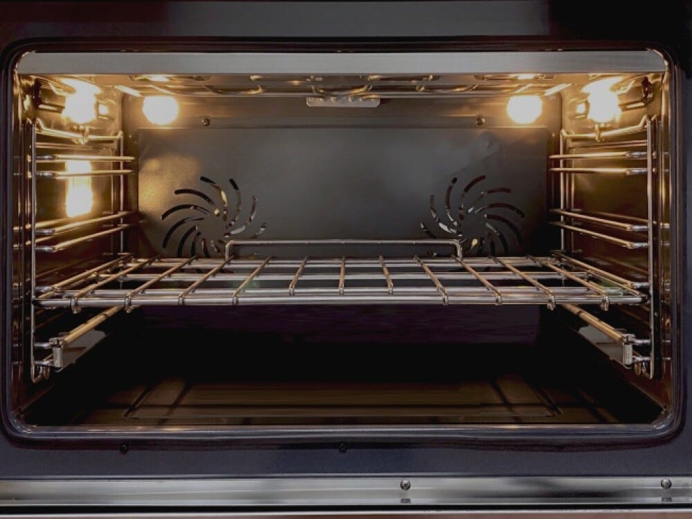 Steel Enfasi 90 EQ9F-4FIKW Mistral Cucina da accosto 90 cm, piano cottura a induzione con aspirazione integrata, forno multifunzione