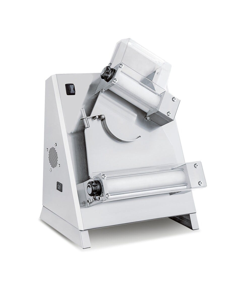 Swedlinghaus PIZZA 30 Stendipizza con rullo superiore inclinato - inox