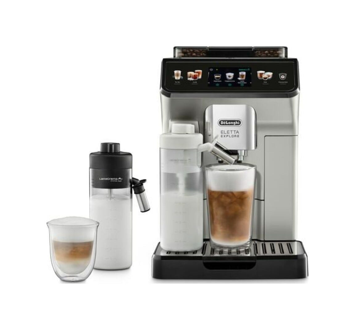 De Longhi ECAM450.55S Eletta expolore Macchina per caffè automatica - argento