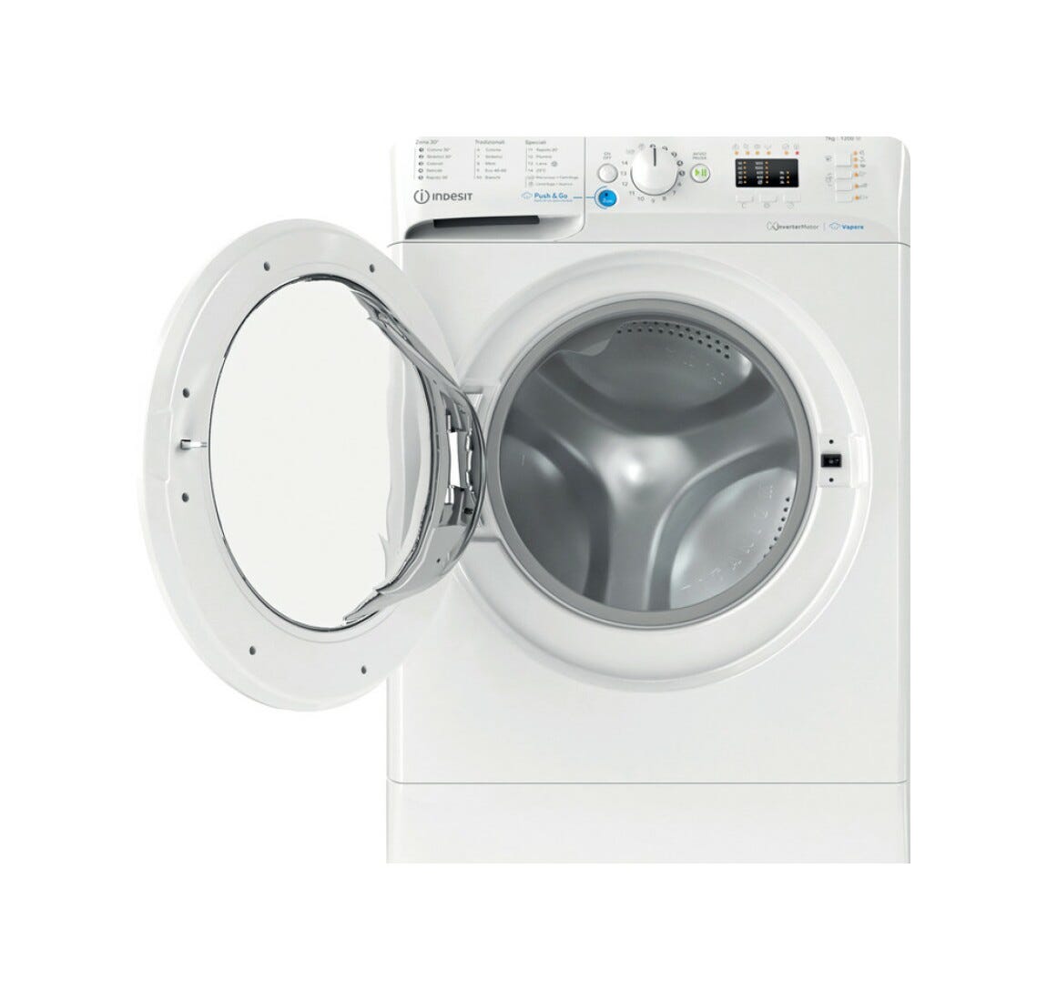 Indesit BWSA 7125X WV IT Lavatrice slim cm. 60 - profondità cm. 44 - capacità 7 kg - bianco