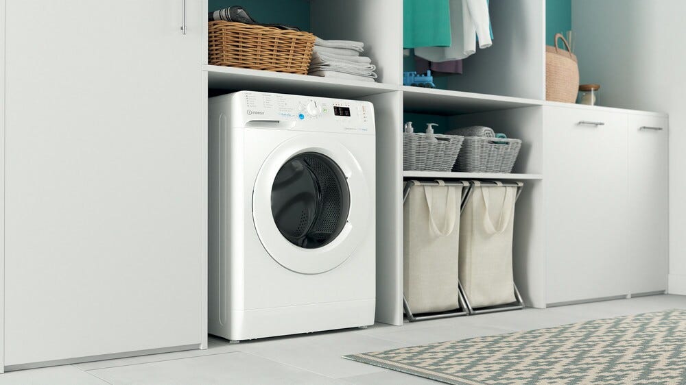 Indesit BWSA 7125X WV IT Lavatrice slim cm. 60 - profondità cm. 44 - capacità 7 kg - bianco