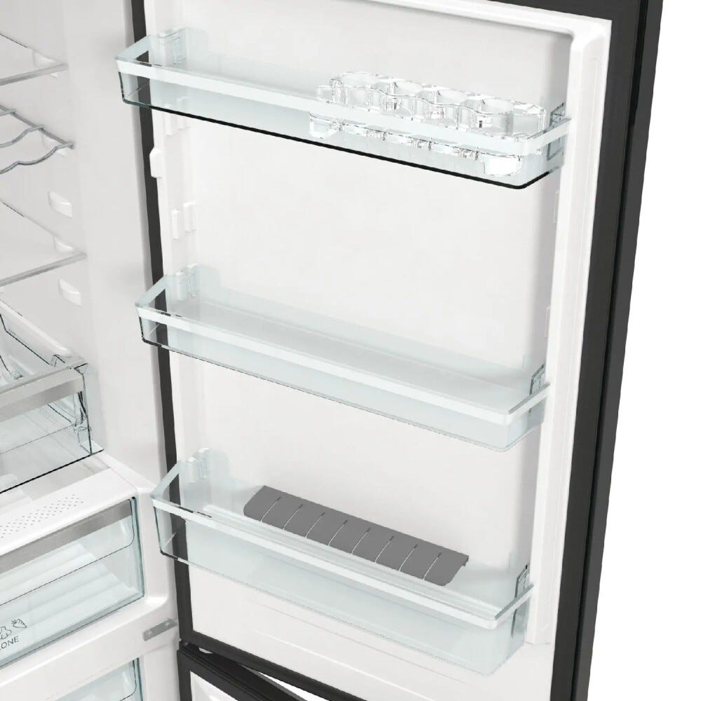 Gorenje NRK6192ABK4 Frigorifero con congelatore a libera installazione cm. 60 h 185 - lt. 300 - nero