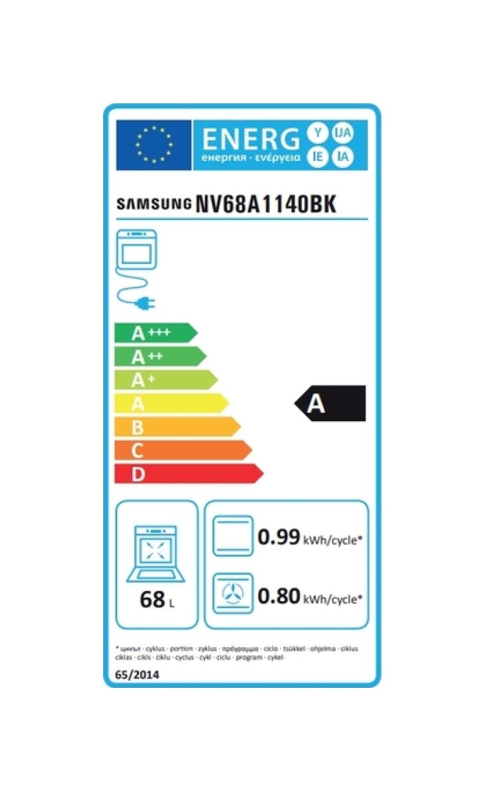 Samsung NV68A1140BK/OL Forno elettrico catalitico cm. 60 - nero