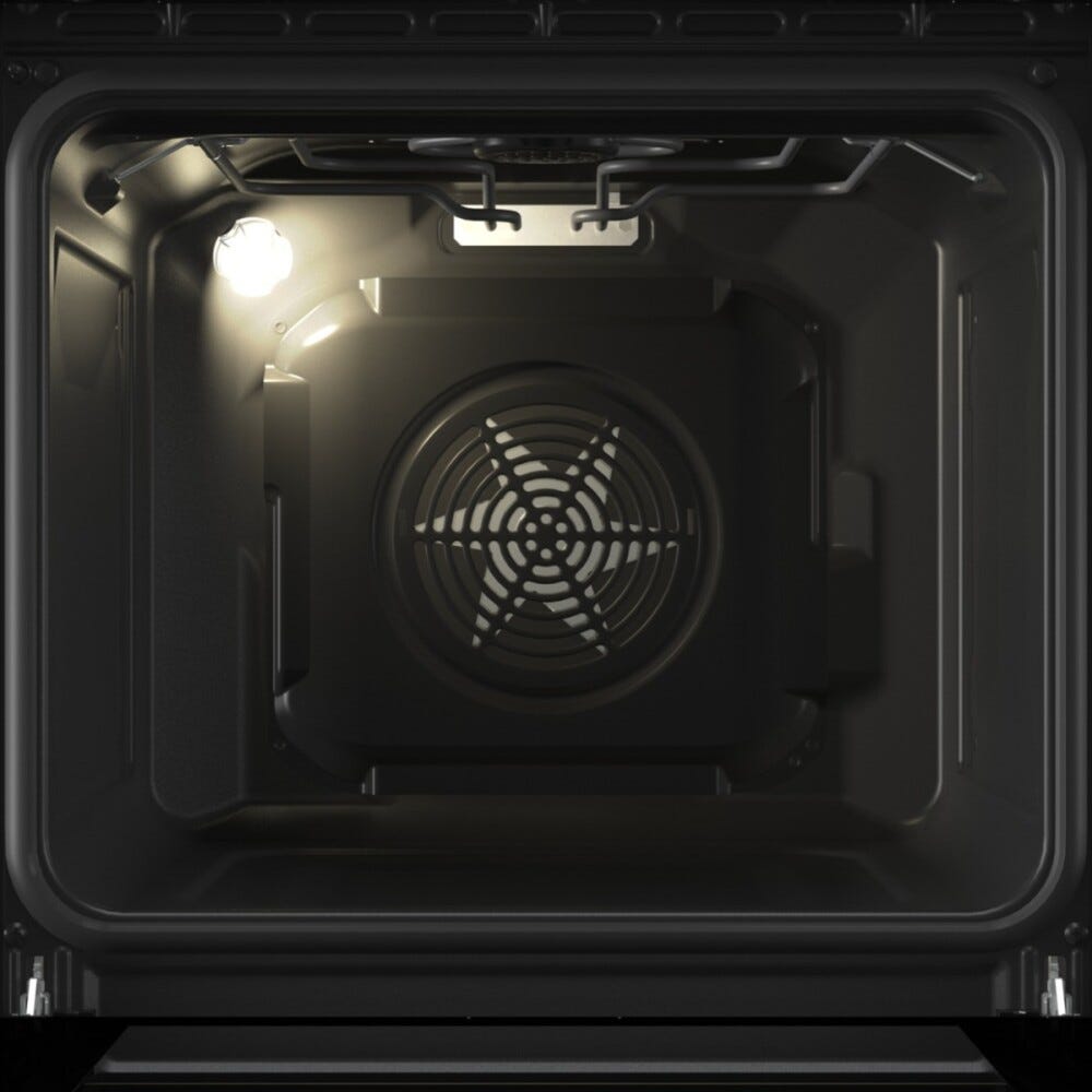Gorenje GECS5B70CLB Cucina da accosto cm. 50 - 4 zone elettriche + 1 forno elettrico - nero