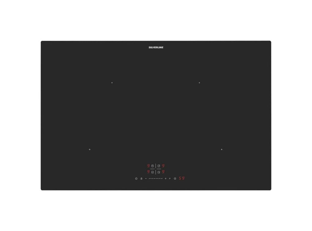Silverline IH5450B01 Piano cottura ad induzione cm. 80 - nero