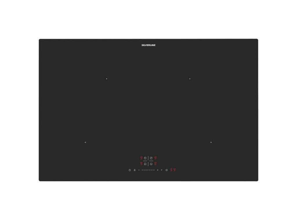 Silverline IH5450B01 Piano cottura ad induzione cm. 80 - nero