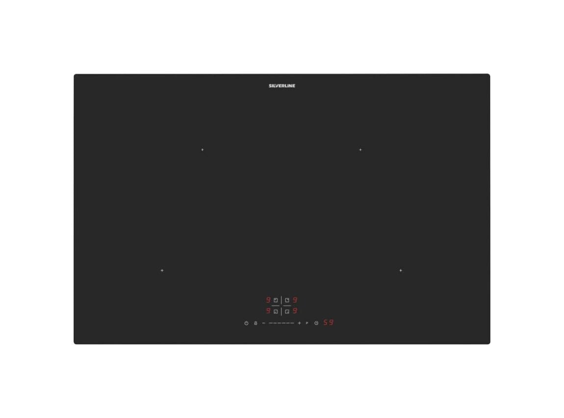 Silverline IH5450B01 Piano cottura ad induzione cm. 80 - nero