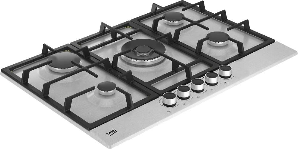 Beko HIAW75225SXE PractiClean Piano cottura a gas cm. 75 - inox
