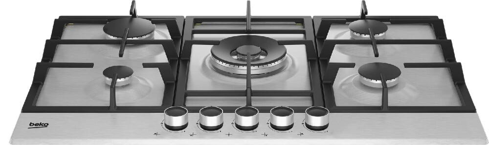 Beko HIAW75225SXE PractiClean Piano cottura a gas cm. 75 - inox