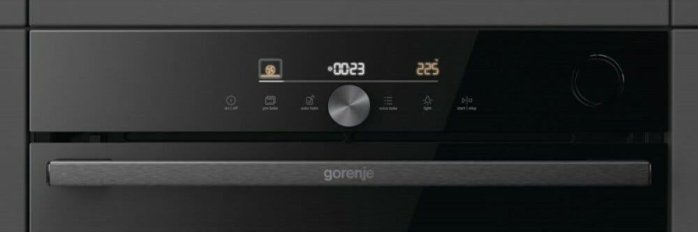 Gorenje BPSA6747DGWI Forno elettrico pirolitico cm. 60 - nero