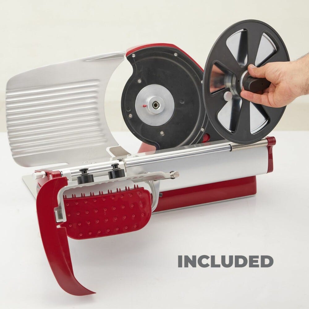 Berkel HOME LINE 200 PLUS Affettatrice domestica a gravità lama 200 mm. - rosso