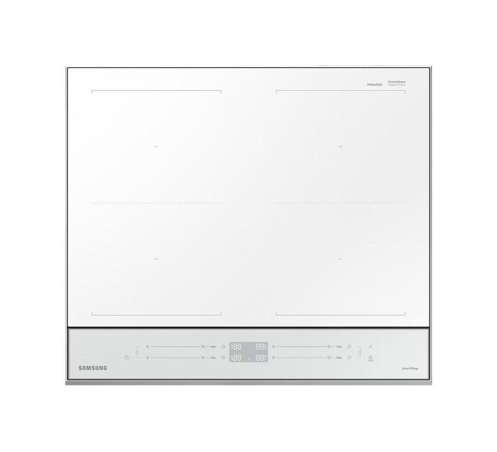 Samsung NZ64B5067YH Bespoke Slim Fit Piano cottura a induzione cm 59 - vetroceramica bianco / bianco