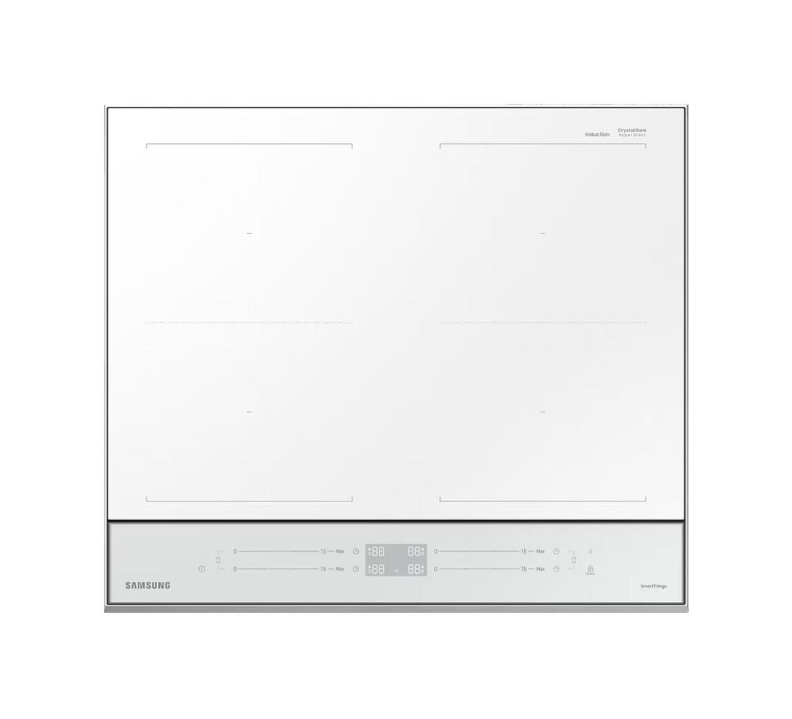 Samsung NZ64B5067YH Bespoke Slim Fit Piano cottura a induzione cm 59 - vetroceramica bianco / bianco