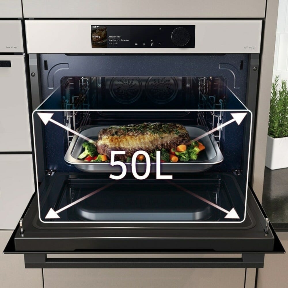 Samsung NQ5B6753CAA Forno combinato microonde cm. 60 h. 46 - beige satinato