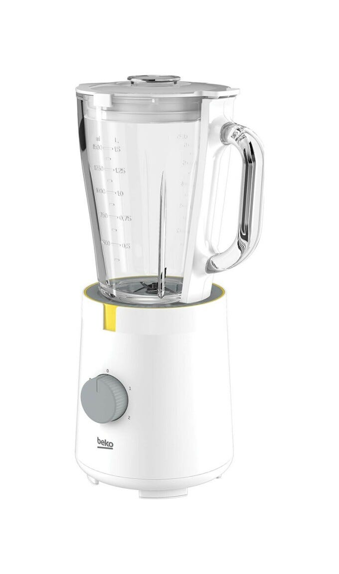 Beko TBN62608W Frullatore da tavolo 1,5 lt. - bianco