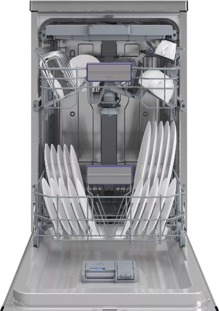 Beko BDFS26123XQ Lavastoviglie a libera installazione cm. 45 - 11 coperti - inox