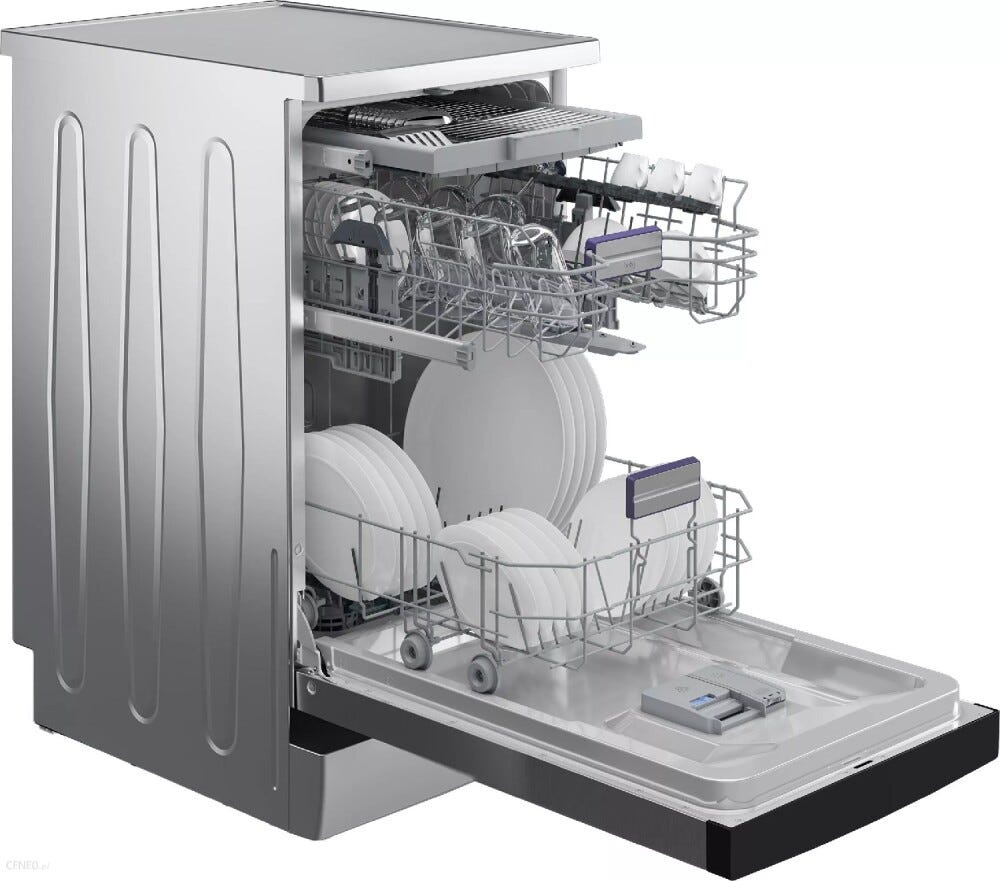 Beko BDFS26123XQ Lavastoviglie a libera installazione cm. 45 - 11 coperti - inox