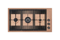 Foster 7680008 Milanello PVD Piano cottura a gas cm 87 - PVD copper
