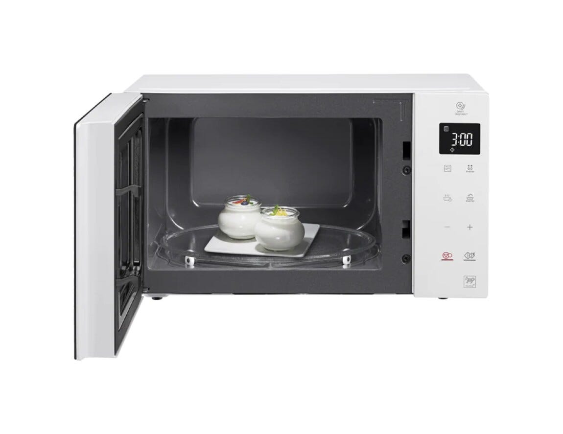 LG MS23NECBW Forno microonde a libera installazione cm. 48 - bianco