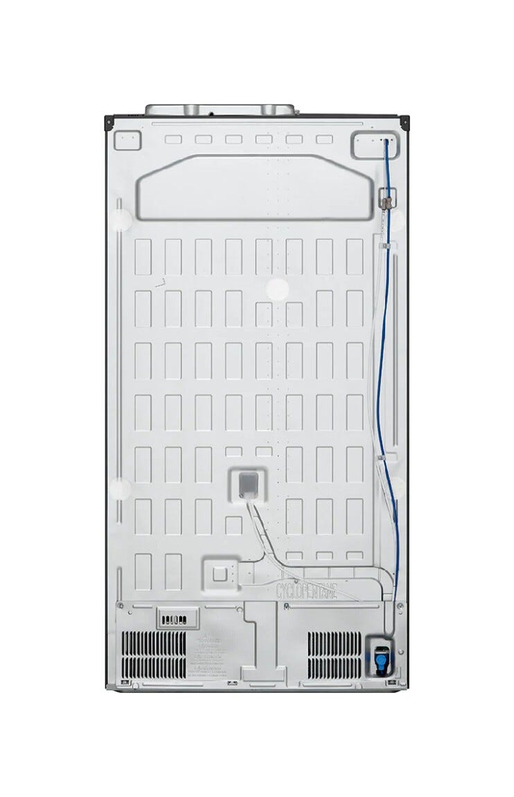LG GSXV91MCAE Frigorifero con congelatore side by side cm. 91 h 179 - lt. 635 - nero