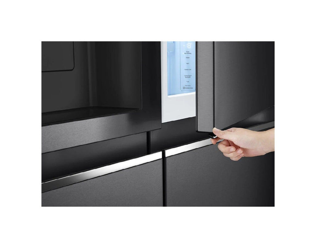 LG GSXV91MCAE Frigorifero con congelatore side by side cm. 91 h 179 - lt. 635 - nero