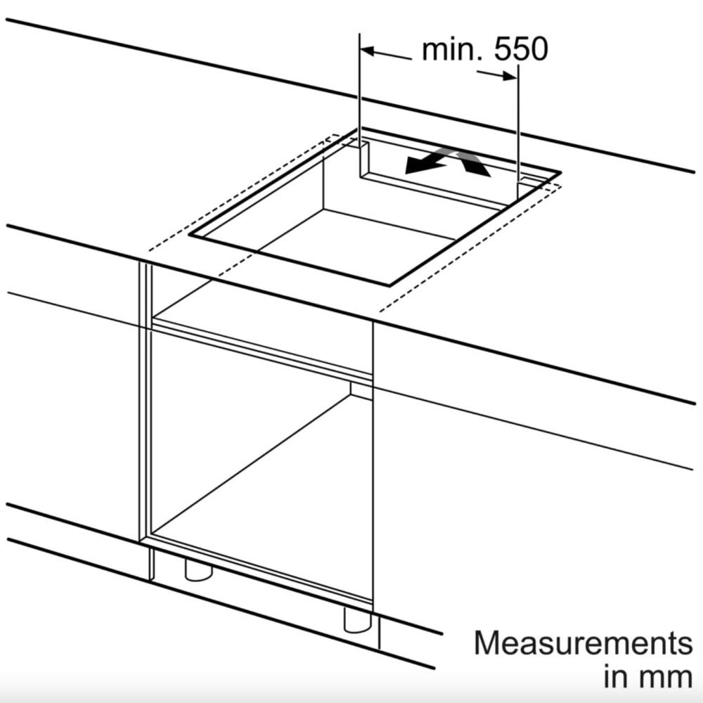 Bosch PIE611BB5E Serie 4 Piano cottura induzione cm. 60 - vetroceramica nero