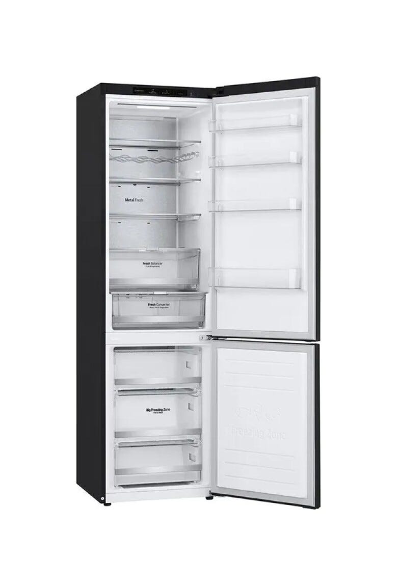 LG GBB72MCVGN Frigorifero con congelatore a libera installazione cm. 60 h 203 - lt. 384 - nero